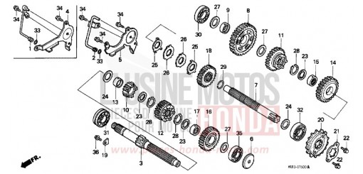 BOITE DE VITESSES VT600CP de 1993